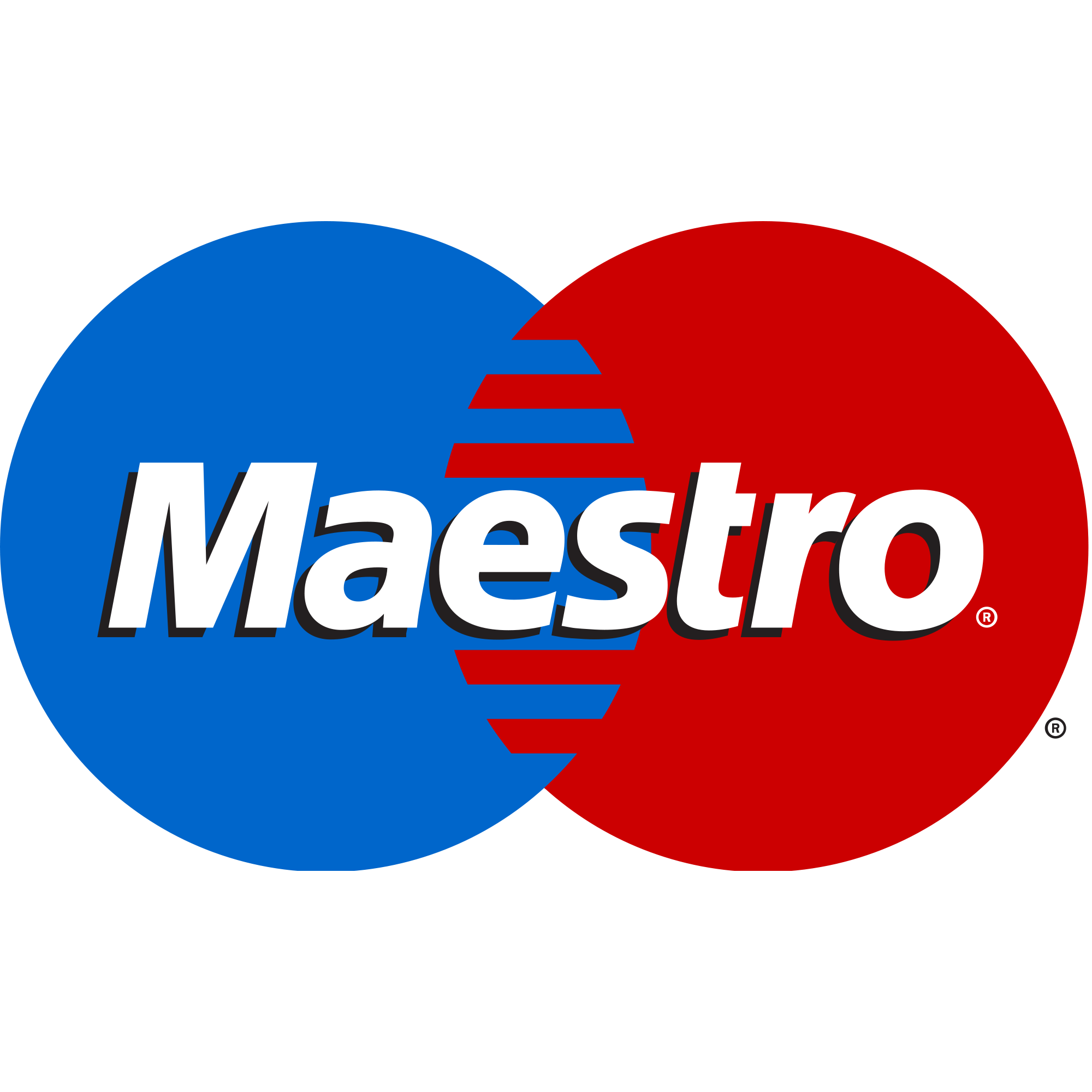 Supported payment methods: Maestro