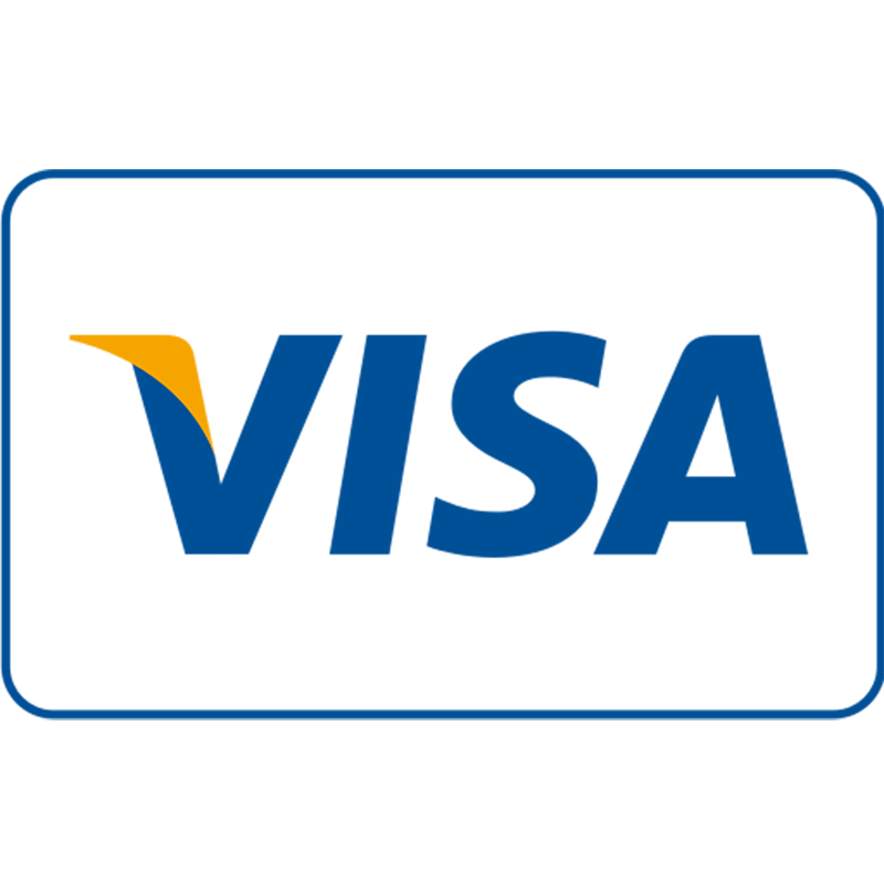 Supported payment methods: Visa
