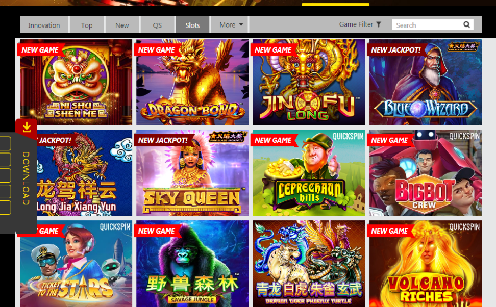Dafabet choice of slots is constantly increasing